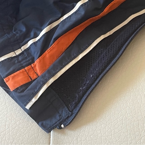 AMERICAN EAGLE vintage track pants size large blue with orange and white stripe - Picture 7 of 8